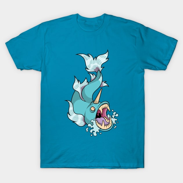 Unicorn Fish T-Shirt by JenniferSmith